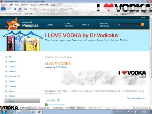I love Vodka, haha